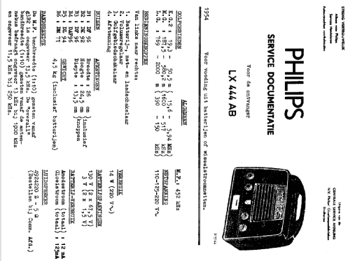 LX444AB /04; Philips; Eindhoven (ID = 2383994) Radio