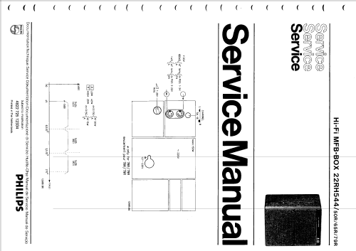 Motional Feedback Box 544 Electronic 22RH544 /50R /65R /79R; Philips; Eindhoven (ID = 1782957) Parlante