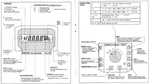 Multimeter PM2518X; Philips; Eindhoven (ID = 527045) Equipment