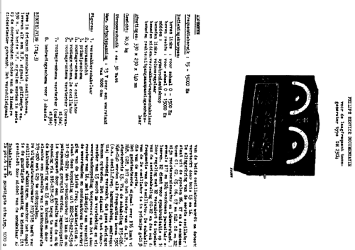 NF-Schwebungsoszillator GM2304; Philips; Eindhoven (ID = 556017) Equipment