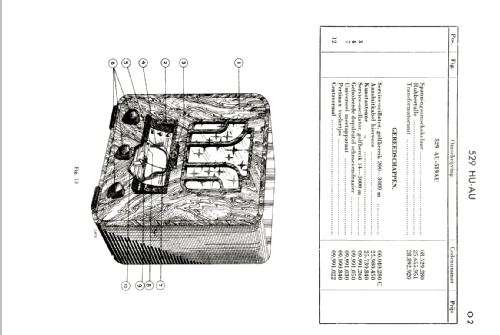 Octode super 529AU; Philips; Eindhoven (ID = 1914199) Radio