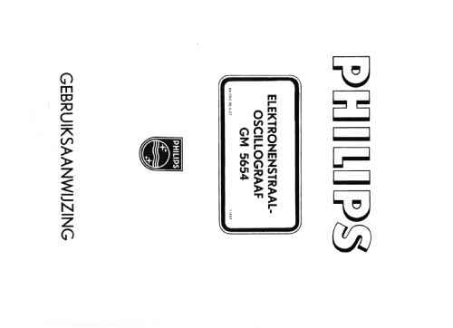 Oscillograph GM5654; Philips; Eindhoven (ID = 120811) Equipment