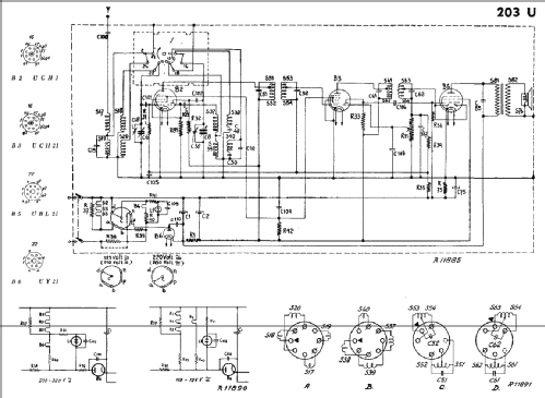 Philetta 203U; Philips; Eindhoven (ID = 2022381) Radio