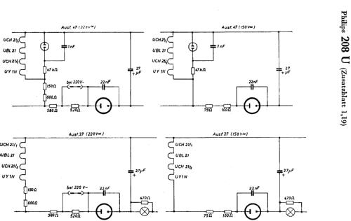 Philetta 208U-19; Philips; Eindhoven (ID = 2356349) Radio