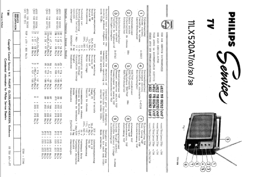 Philetta Luxus Alltransistor 11LX520AT /00 /30 /38; Philips; Eindhoven (ID = 1988650) Television
