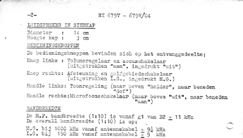 Philitouring NX679V NX 679 V); Philips; Eindhoven (ID = 880693) Car Radio