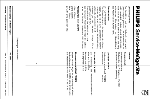 PM2400; Philips; Eindhoven (ID = 193661) Equipment
