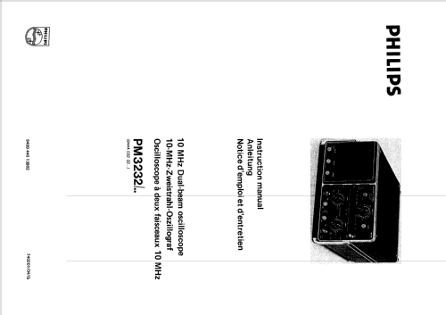 PM3232G /05; Philips; Eindhoven (ID = 1329349) Equipment