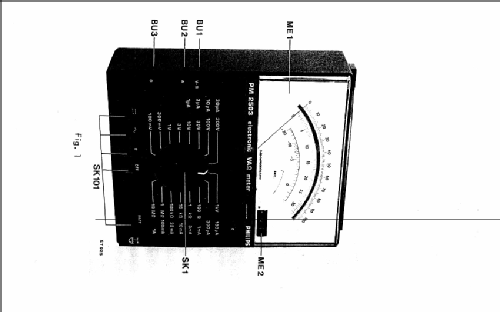 Electronic VAΩ Meter PM2503; Philips; Eindhoven (ID = 427878) Ausrüstung