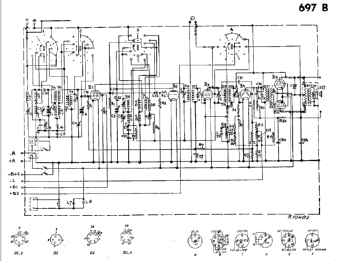 Polonaise 697B; Philips; Eindhoven (ID = 39663) Radio