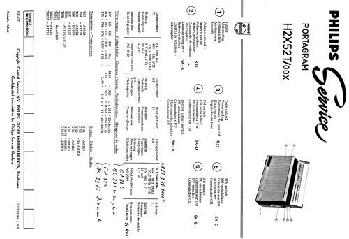 Portagram H2X52T /00X; Philips; Eindhoven (ID = 2064619) Radio