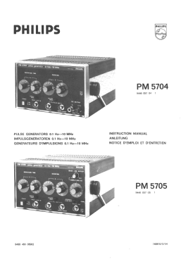 Pulse Generator PM5705; Philips; Eindhoven (ID = 3209968) Ausrüstung