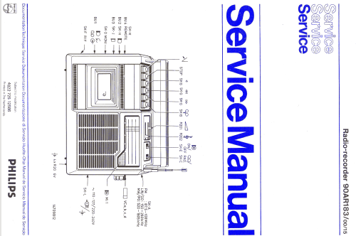 Radio-Recorder 90AR183 /00; Philips; Eindhoven (ID = 1609515) Radio