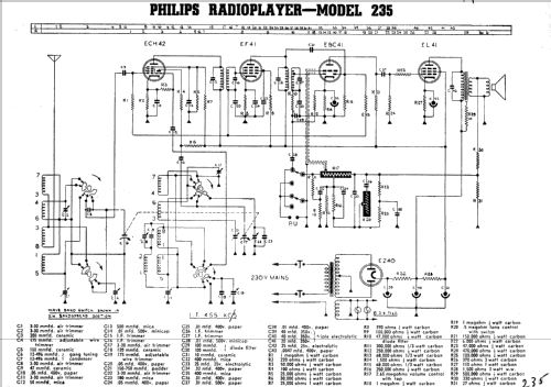 Radioplayer 235; Philips Electrical (ID = 2689497) Radio