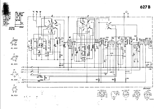 Rhapsodie 627B; Philips; Eindhoven (ID = 39653) Radio