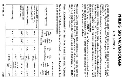 Signalverfolger GM7628; Philips; Eindhoven (ID = 215551) Equipment