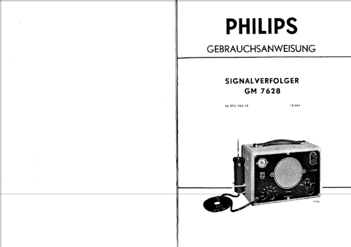 Signalverfolger GM7628; Philips; Eindhoven (ID = 510413) Equipment