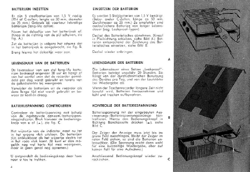 Taschen-Recorder EL3300 /22; Philips; Eindhoven (ID = 1417946) Sonido-V