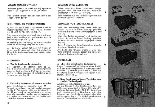 Taschen-Recorder EL3300 /22; Philips; Eindhoven (ID = 1417963) Ton-Bild