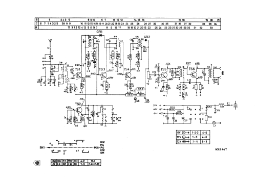 Touring II N3X44T; Philips; Eindhoven (ID = 717581) Car Radio