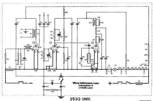 Universel 2533; Philips; Eindhoven (ID = 1685605) Radio