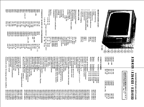 X25K122 /00 /05 /08 /16 /17 /67 Ch= K6; Philips; Eindhoven (ID = 2550090) Television