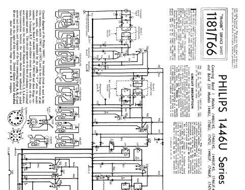 1446U /45; Philips Electrical, (ID = 2284615) Television