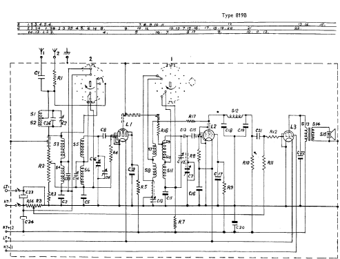 819B; Philips Electrical, (ID = 1248303) Radio