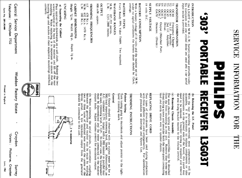 L3G03T ; Philips Electrical, (ID = 1965784) Radio