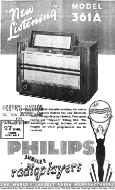 Radioplayer 361A /34; Philips Electrical (ID = 3028959) Radio