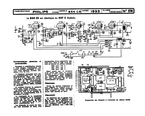 Superinductance 834C; Philips Electrical, (ID = 3209710) Radio