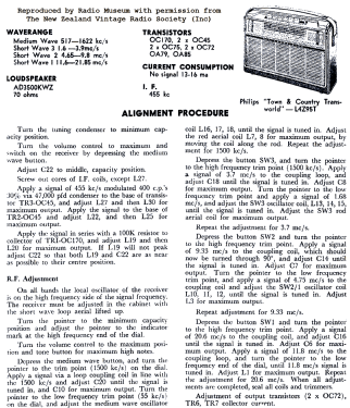 Town & Country Trans-World L4Z95T; Philips Electrical (ID = 2751344) Radio