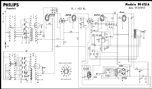 BE-612-A; Philips Ibérica, (ID = 233678) Radio