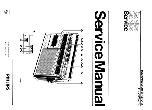 D7212 /00; Philips Ibérica, (ID = 736011) Radio