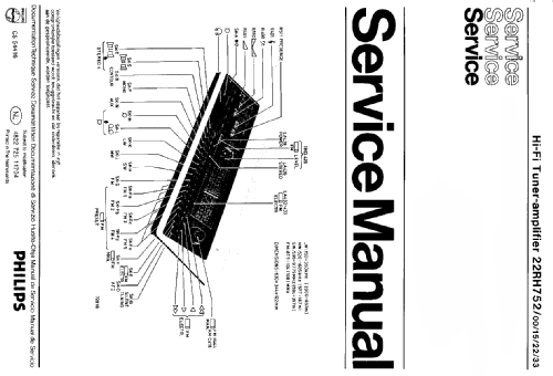 22RH752 /50; Philips Finland - (ID = 2528130) Radio