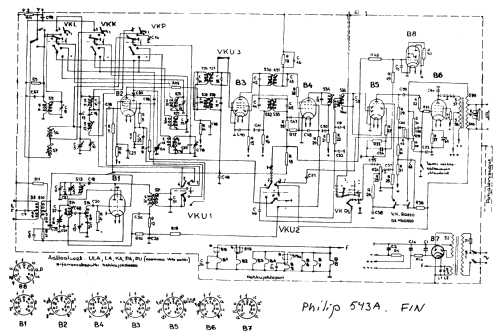 543A BSF543A; Philips Finland - (ID = 422975) Radio