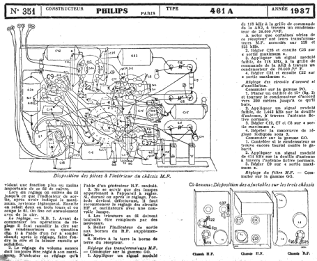 Loisirs 461A; Philips France; (ID = 219159) Radio