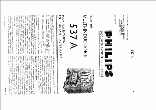 537A; Philips France; (ID = 648230) Radio