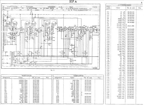 537A; Philips France; (ID = 98471) Radio