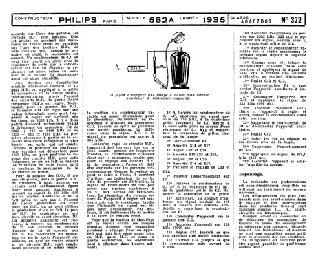 582A; Philips France; (ID = 1825205) Radio