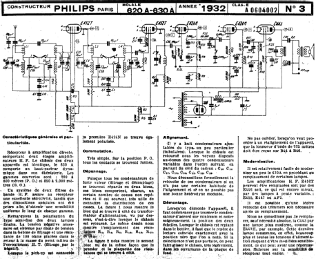 Super-Inductance 620A; Philips France; (ID = 230188) Radio