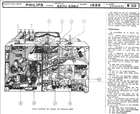Super-Inductance 637U; Philips France; (ID = 217918) Radio