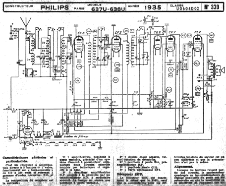 Super-Inductance 638U; Philips France; (ID = 217920) Radio
