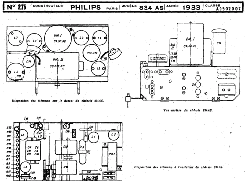 834AS; Philips France; (ID = 217830) Radio