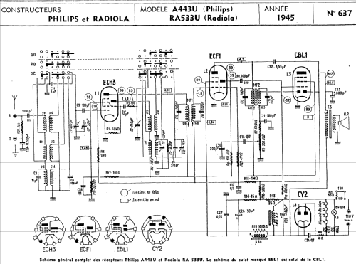 A443U ; Philips France; (ID = 644196) Radio