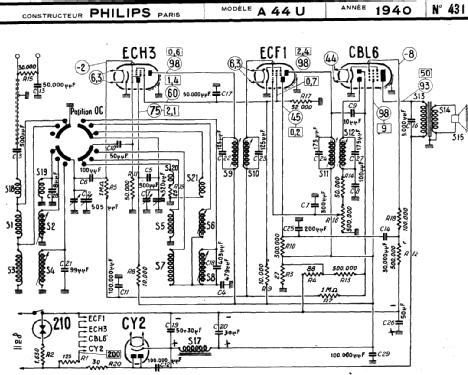 A44U; Philips France; (ID = 219810) Radio