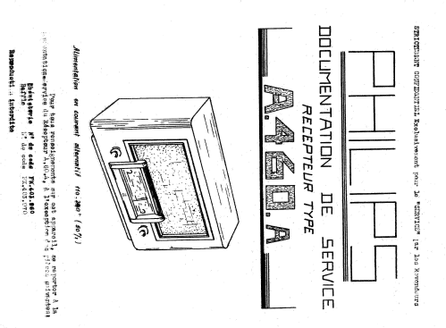 A460A; Philips France; (ID = 1845674) Radio