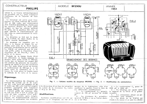 BF290U; Philips France; (ID = 1206481) Radio