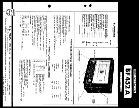 BF452A; Philips France; (ID = 962019) Radio