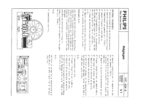 HF434A; Philips France; (ID = 1966673) Radio